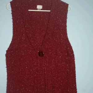 Alps Sweater Vest Women's Medium Classic Preppy Office Workwear